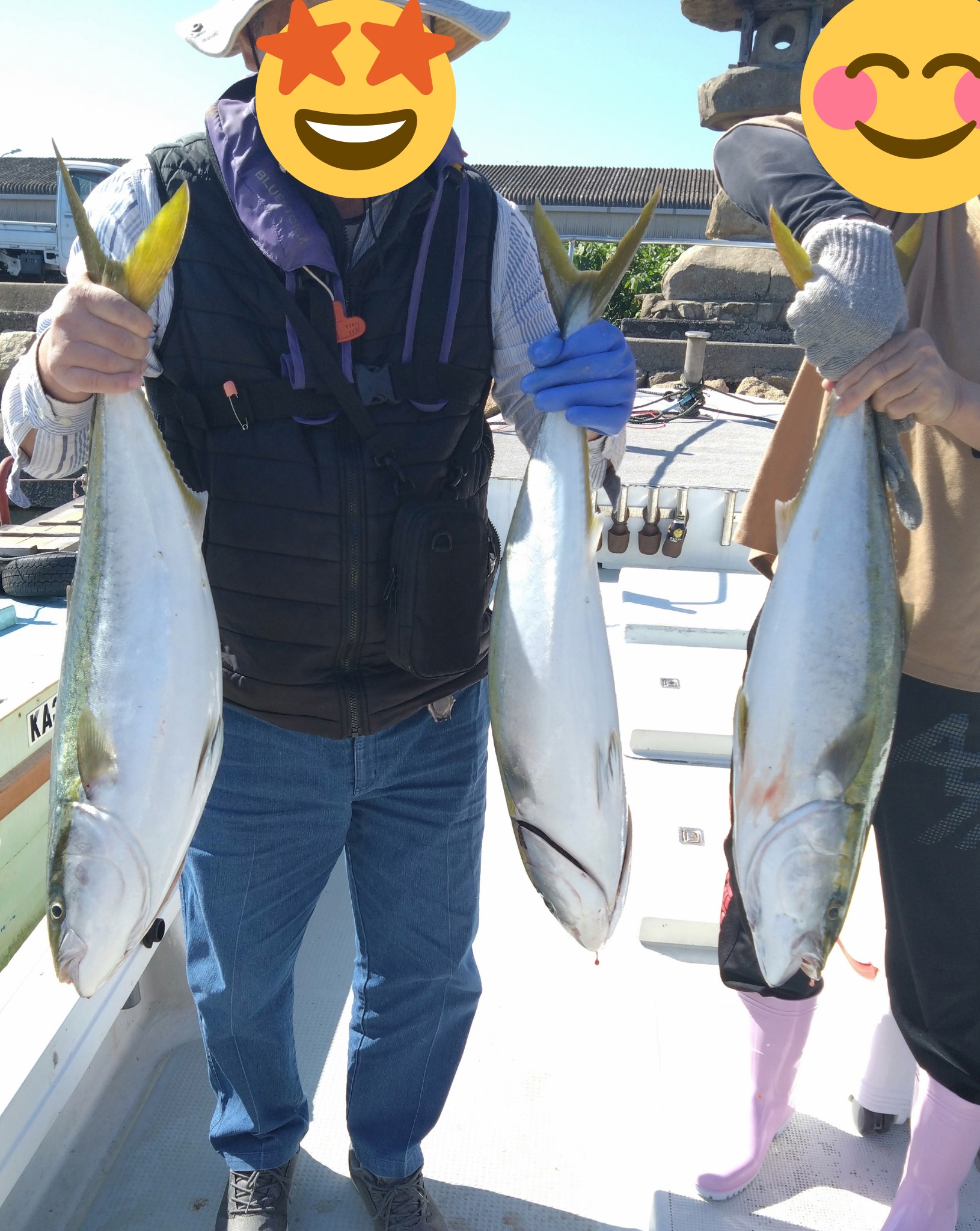 勝栄丸Ⅲのブリ釣果 103cm（10/17）