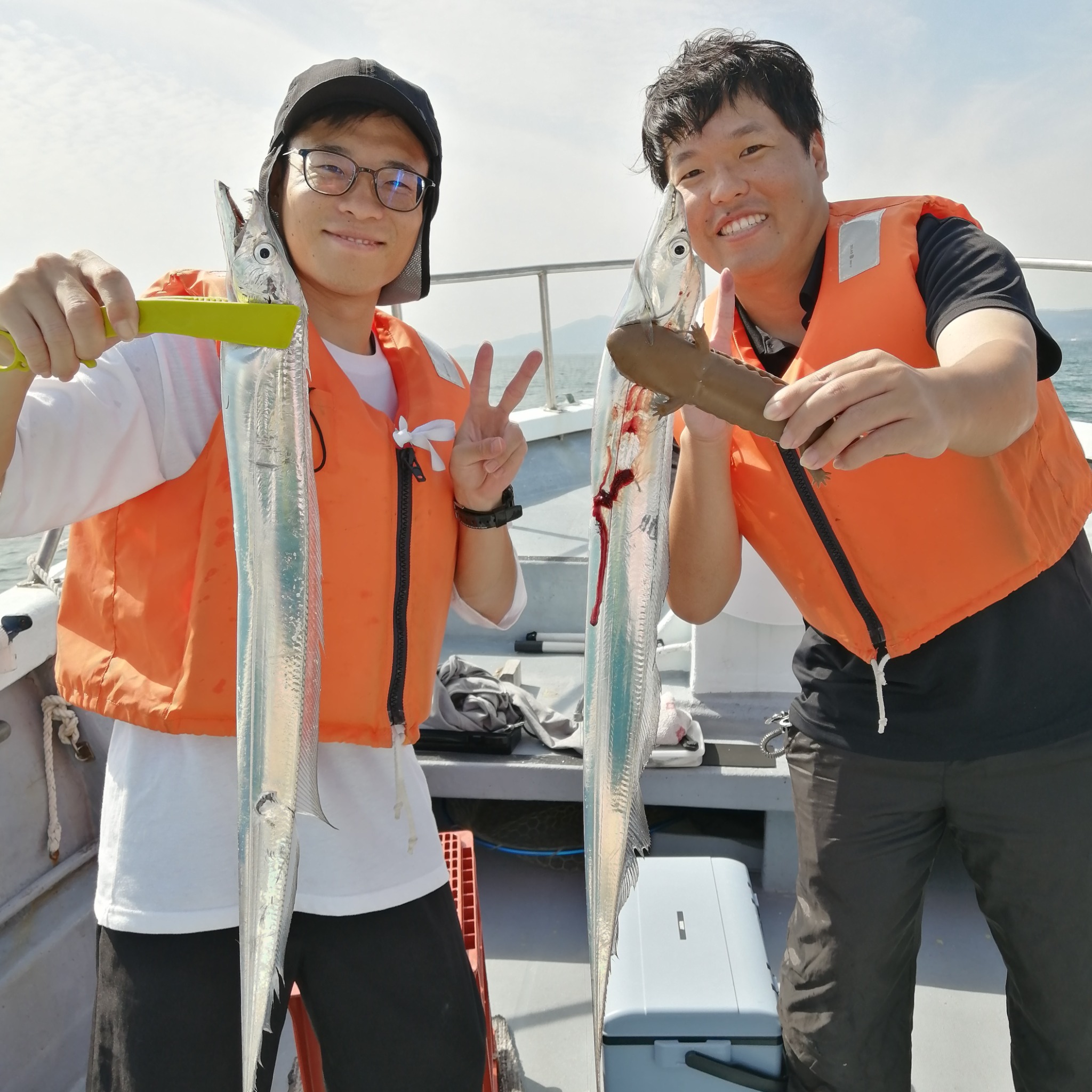 1091丸(忠岡)のタチウオ釣果 95cm（10/16）