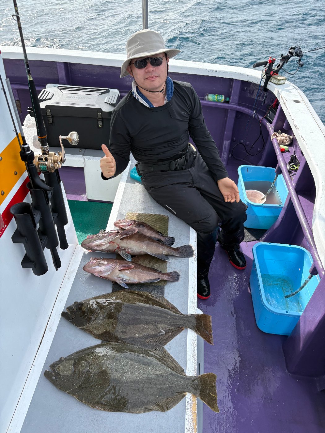 つる丸で釣れた[{'name': 'マダイ', 'stat': '最大4.53kg · トップ21枚（2番手19枚）'}]4.53kg