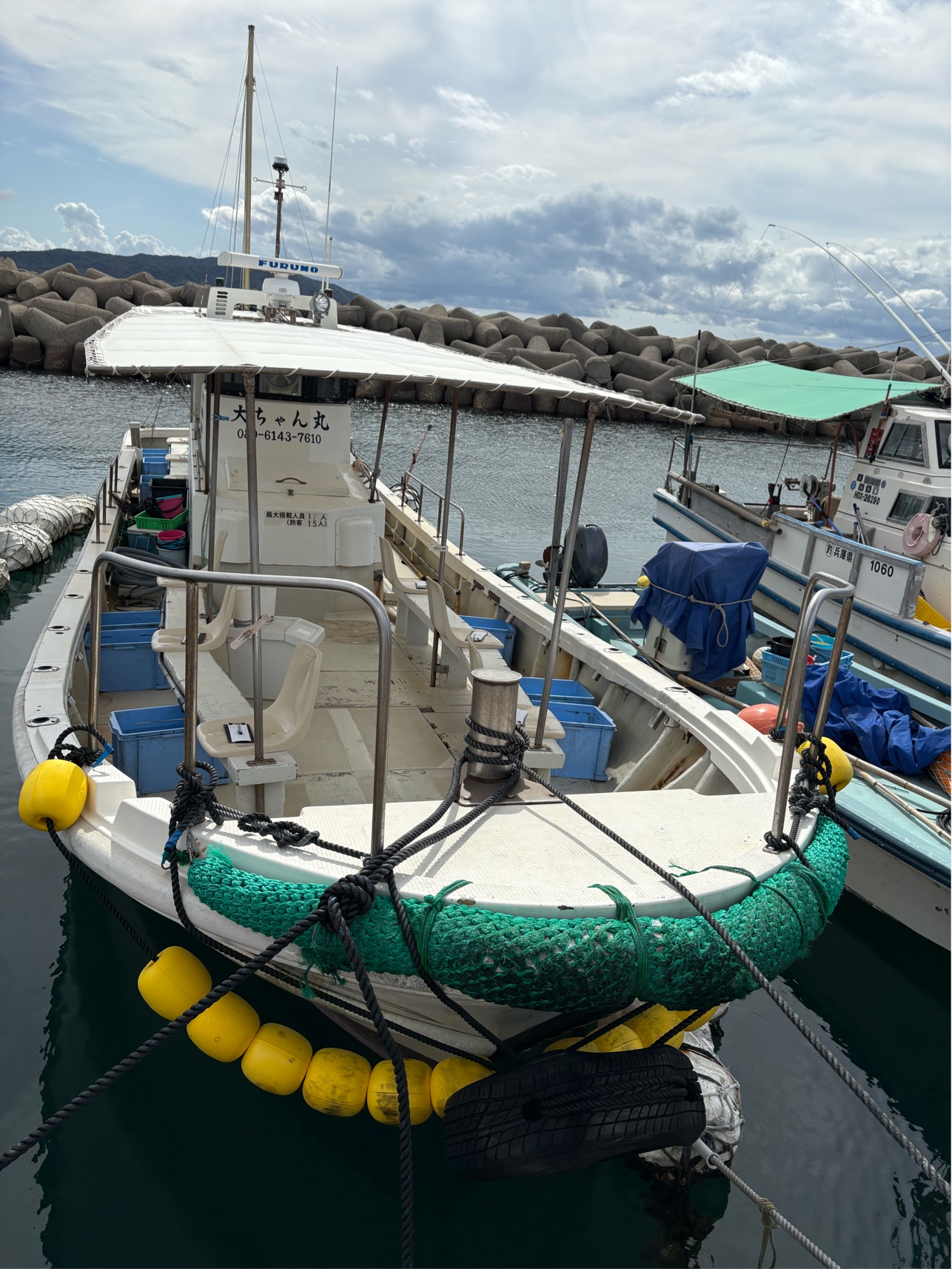 大ちゃん丸（神戸市垂水区）アオリイカ　オモリグ　2025年9月21日（日）