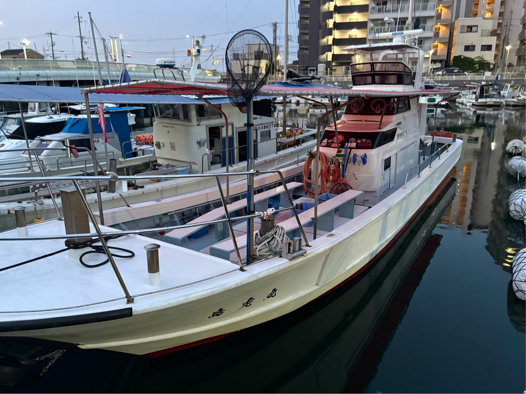 島虎丸（明石漁港）タコエギ  2026年6月13日（土）